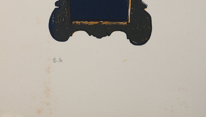 Jean-Pierre VIELFAURE : Au-delà du reflet, Lithographie originale (photo de détail 6) - Crédit photo : Galerie Art.Paris