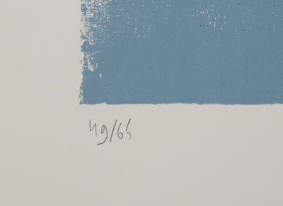 Jean-Pierre VIELFAURE : La flèche écarlate, Lithographie originale (photo de détail 7) - Crédit photo : Galerie Art.Paris