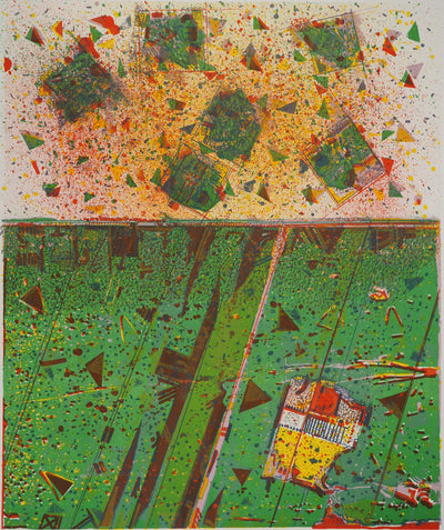Jean-Pierre VIELFAURE : Explosion chromatique, Lithographie originale (photo de détail 3) - Crédit photo : Galerie Art.Paris
