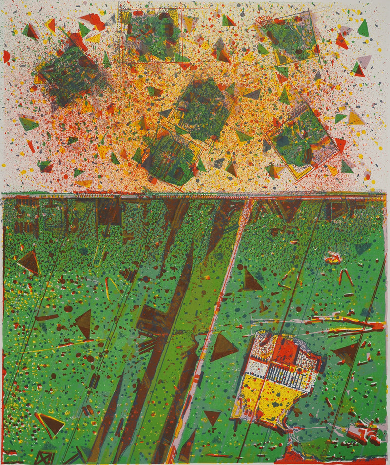 Jean-Pierre VIELFAURE : Explosion chromatique, Lithographie originale (photo de détail 3) - Crédit photo : Galerie Art.Paris