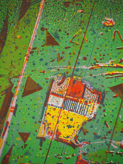 Jean-Pierre VIELFAURE : Explosion chromatique, Lithographie originale (photo de détail 4) - Crédit photo : Galerie Art.Paris