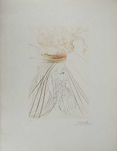 Salvador DALI : Le roi Marc, Gravure originale (vue générale) - Crédit photo : Galerie Art.Paris