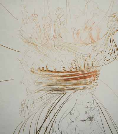Salvador DALI : Le roi Marc, Gravure originale (photo de détail 5) - Crédit photo : Galerie Art.Paris