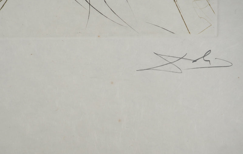 Salvador DALI : Le roi Marc, Gravure originale (photo de détail 7) - Crédit photo : Galerie Art.Paris