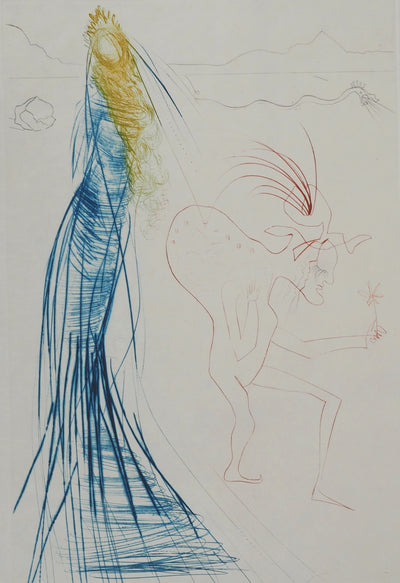 Salvador DALI : Frocin, le mauvais nain, Gravure originale (photo de détail 3) - Crédit photo : Galerie Art.Paris