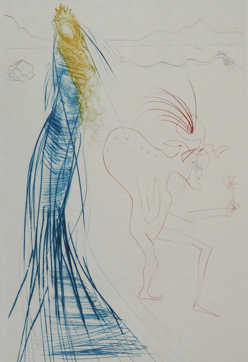 Salvador DALI : Frocin, le mauvais nain, Gravure originale (photo de détail 3) - Crédit photo : Galerie Art.Paris