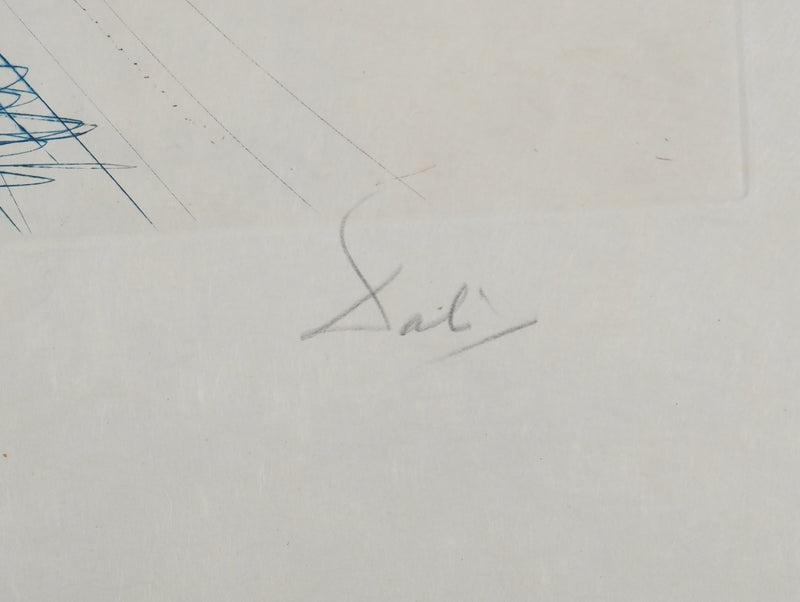 Salvador DALI : Frocin, le mauvais nain, Gravure originale (photo de détail 2) - Crédit photo : Galerie Art.Paris