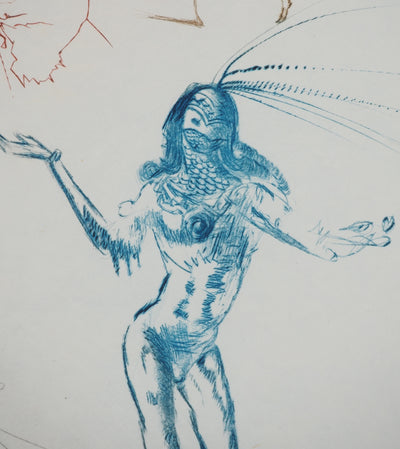 Salvador DALI : Les amants condamnés, Gravure originale (photo de détail 6) - Crédit photo : Galerie Art.Paris