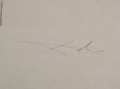 Salvador DALI : Le camp du roi Marc, Gravure originale (photo de détail 2) - Crédit photo : Galerie Art.Paris