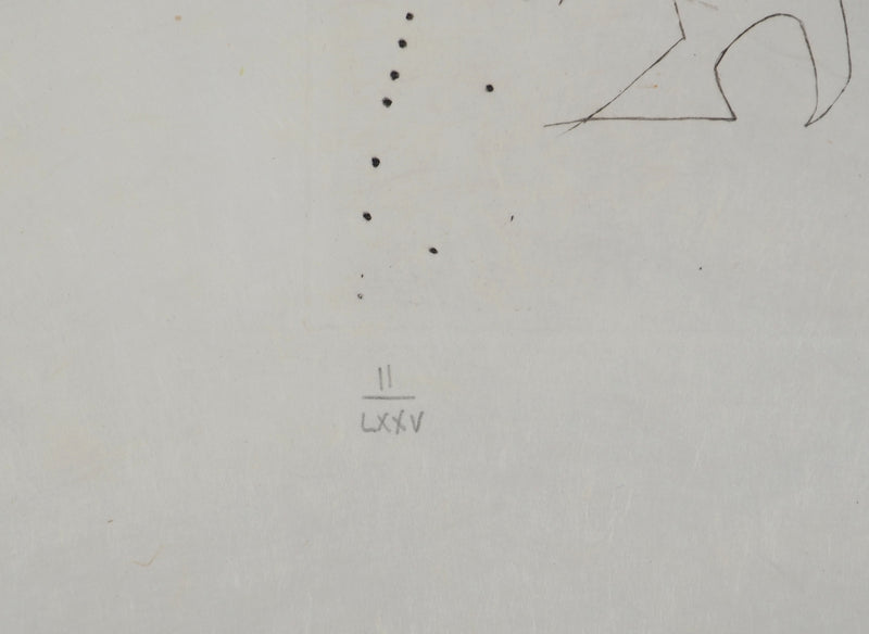 Salvador DALI : Les chevaliers du roi Arthur, Gravure originale (photo de détail 4) - Crédit photo : Galerie Art.Paris