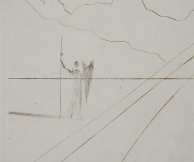 Salvador DALI : La reine à la tunique de soie, Gravure originale (photo de détail 5) - Crédit photo : Galerie Art.Paris