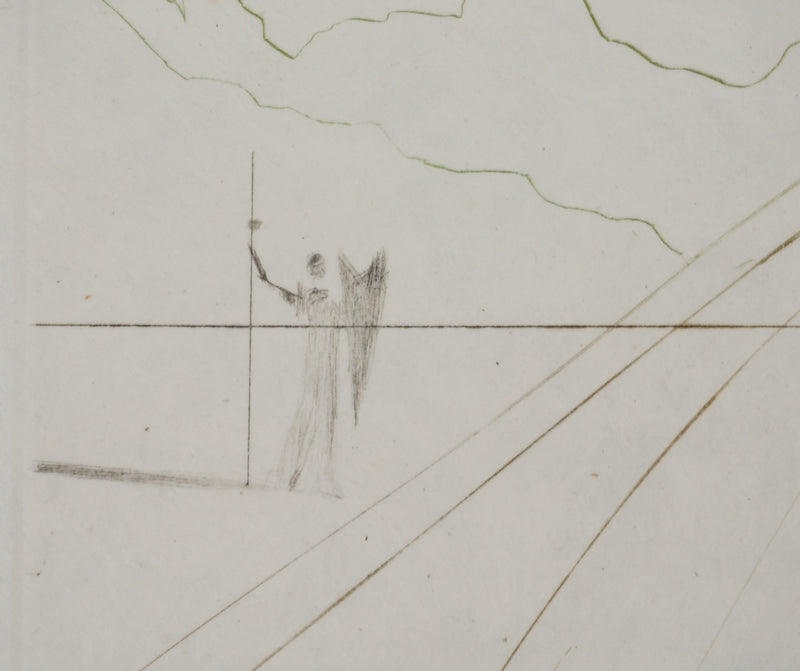 Salvador DALI : La reine à la tunique de soie, Gravure originale (photo de détail 5) - Crédit photo : Galerie Art.Paris