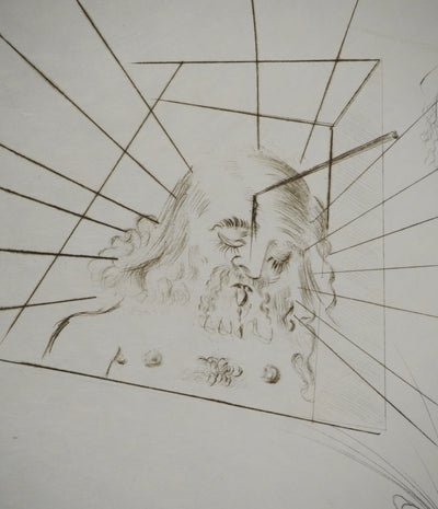 Salvador DALI : Les trois barons félons, Gravure originale (photo de détail 5) - Crédit photo : Galerie Art.Paris