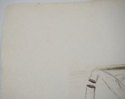 Salvador DALI : Le géant Béliagog, Gravure originale (photo de détail 7) - Crédit photo : Galerie Art.Paris