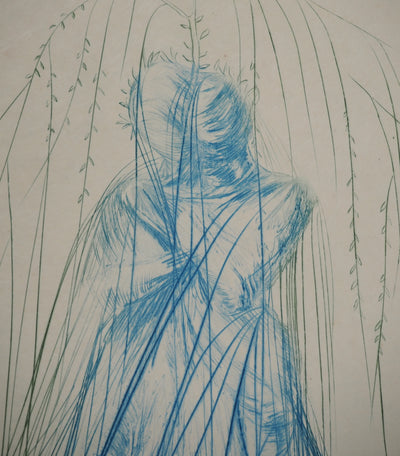 Salvador DALI : Iseult et Brangaine, Gravure originale (photo de détail 4) - Crédit photo : Galerie Art.Paris