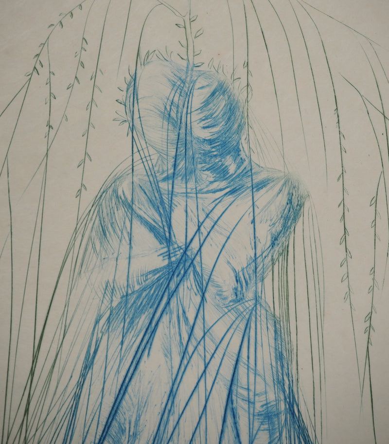 Salvador DALI : Iseult et Brangaine, Gravure originale (photo de détail 4) - Crédit photo : Galerie Art.Paris