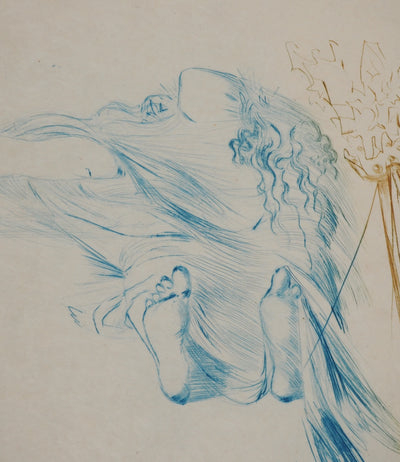 Salvador DALI : Le testament de Tristan, Gravure originale (photo de détail 4) - Crédit photo : Galerie Art.Paris