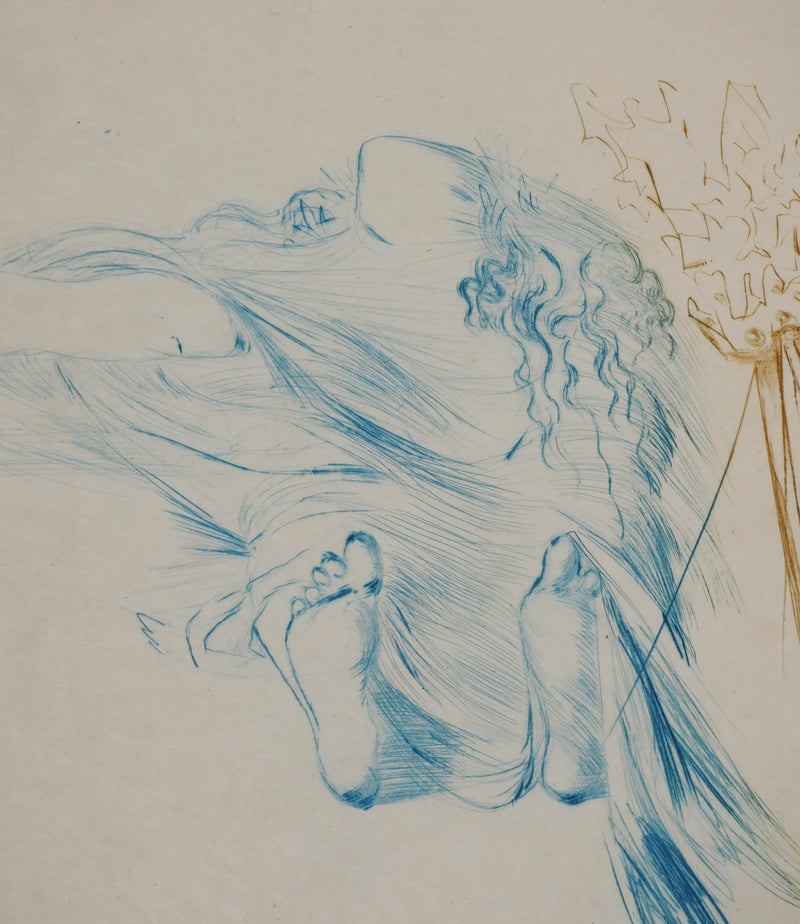 Salvador DALI : Le testament de Tristan, Gravure originale (photo de détail 4) - Crédit photo : Galerie Art.Paris