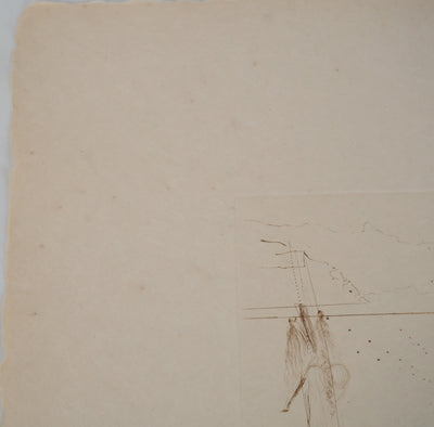 Salvador DALI : Le testament de Tristan, Gravure originale (photo de détail 6) - Crédit photo : Galerie Art.Paris