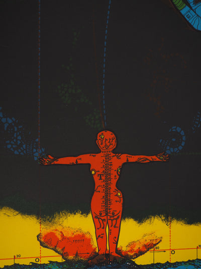 Jean-Pierre VIELFAURE : L'astronaute, Lithographie originale (photo de détail 4) - Crédit photo : Galerie Art.Paris