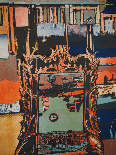 Jean-Pierre VIELFAURE : Composition au miroir, Lithographie originale (photo de détail 4) - Crédit photo : Galerie Art.Paris