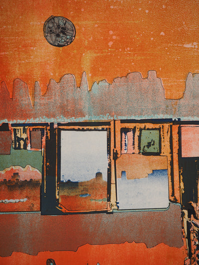 Jean-Pierre VIELFAURE : Composition au miroir, Lithographie originale (photo de détail 5) - Crédit photo : Galerie Art.Paris
