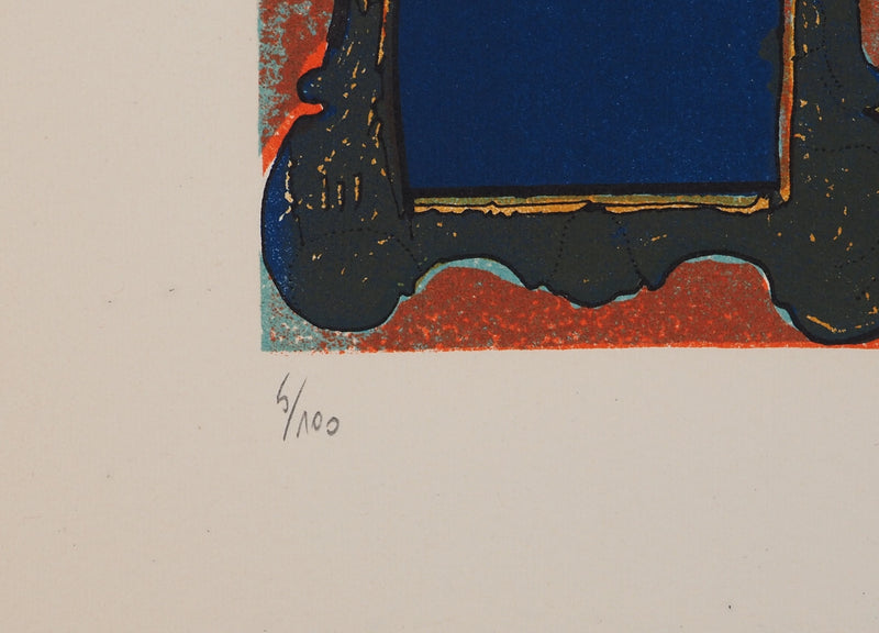 Jean-Pierre VIELFAURE : Composition au miroir, Lithographie originale (photo de détail 7) - Crédit photo : Galerie Art.Paris