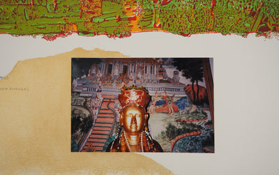 Jean-Pierre VIELFAURE : Suite Marco Polo : Le monastère, Lithographie originale (photo de détail 6) - Crédit photo : Galerie Art.Paris