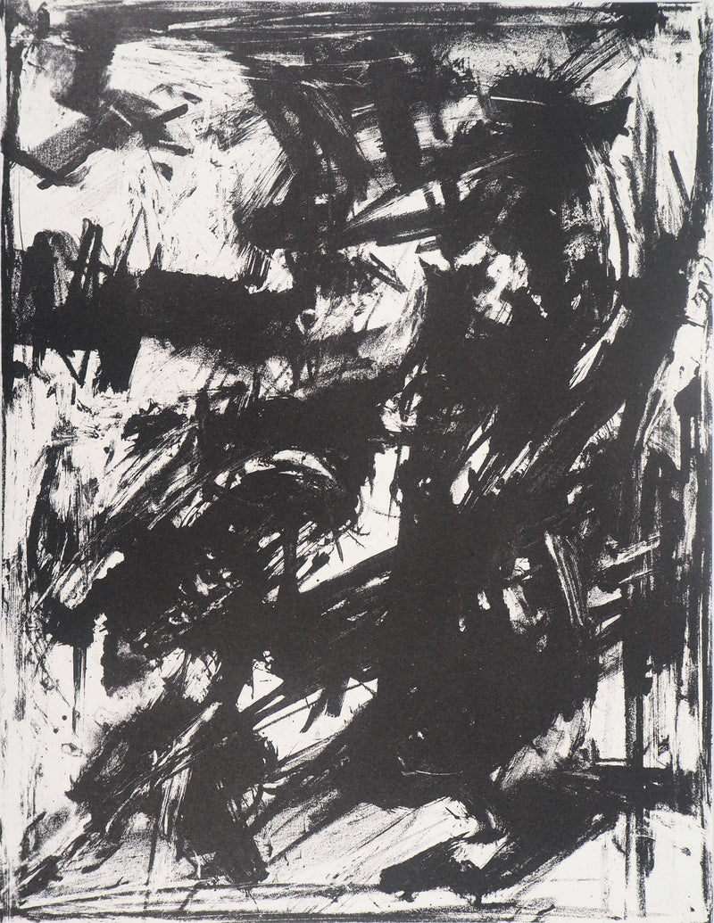 Emilio VEDOVA : Intolleranza, Lithographie originale (vue générale) - Crédit photo : Galerie Art.Paris