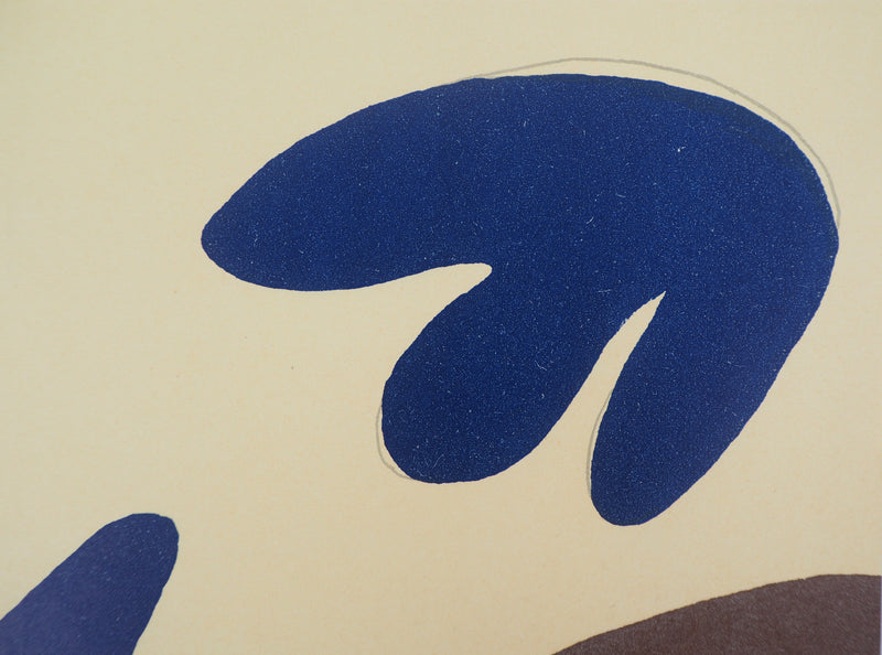 Jean ARP : Tête, torse et nombril sur table (Trois éléments), Lithographie originale (photo de détail 3) - Crédit photo : Galerie Art.Paris