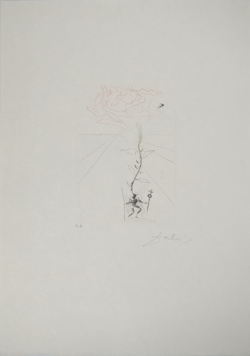 Salvador DALI : Henry III, Gravure originale (photo de détail 2) - Crédit photo : Galerie Art.Paris