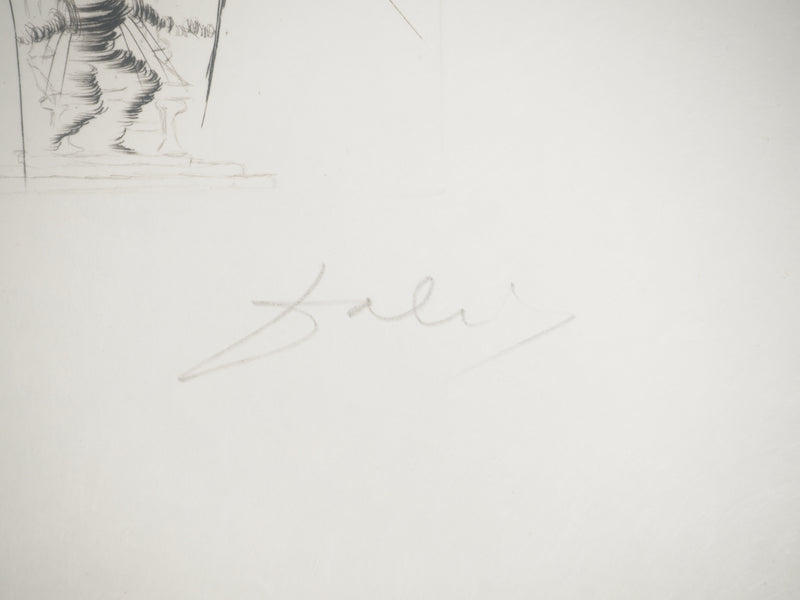 Salvador DALI : Henry III, Gravure originale (photo de détail 3) - Crédit photo : Galerie Art.Paris