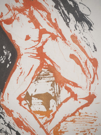 Salvador DALI : La paresse, Gravure originale (photo de détail 4) - Crédit photo : Galerie Art.Paris
