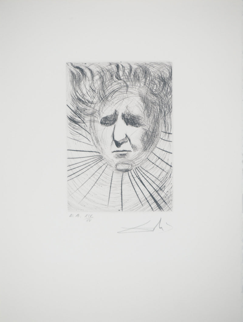 Salvador DALI : Ben Gourion, Gravure originale (vue générale) - Crédit photo : Galerie Art.Paris