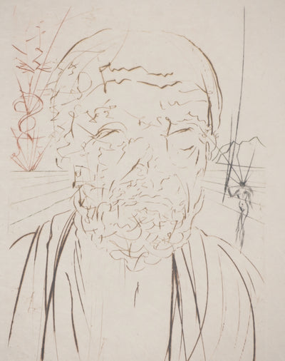 Salvador DALI : Médecine : Hippocrate, Gravure originale (photo de détail 3) - Crédit photo : Galerie Art.Paris