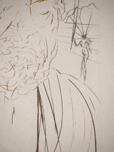 Salvador DALI : Médecine : Hippocrate, Gravure originale (photo de détail 4) - Crédit photo : Galerie Art.Paris