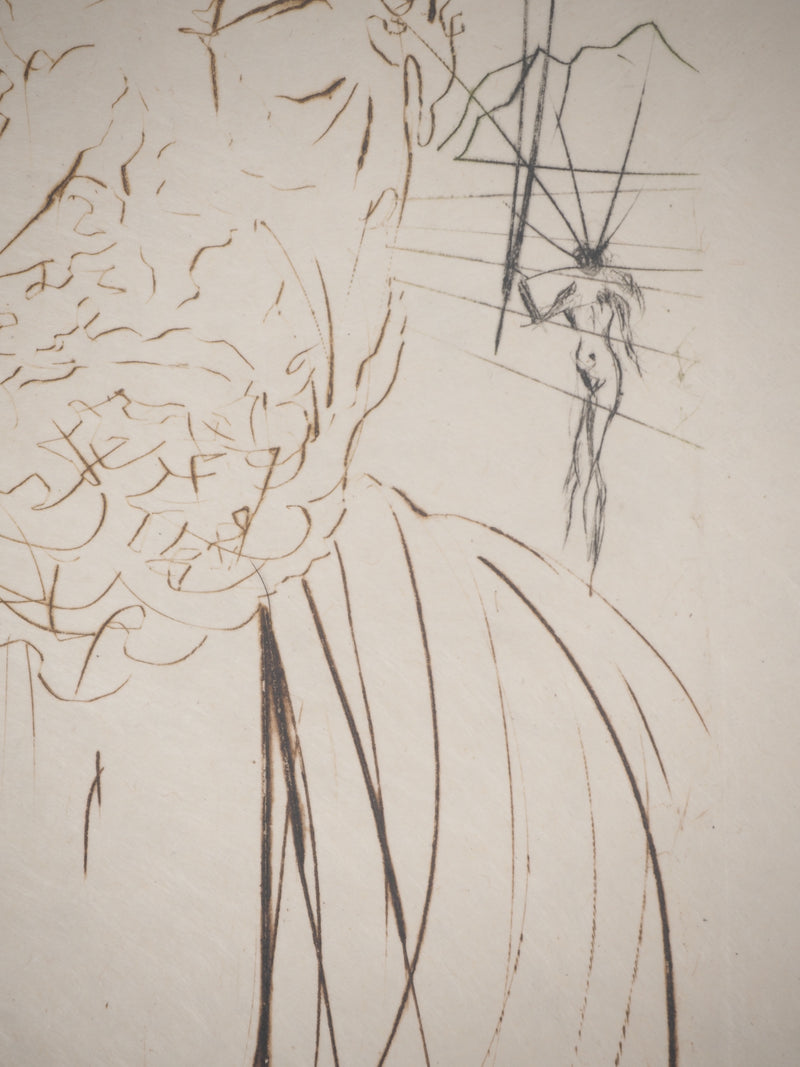 Salvador DALI : Médecine : Hippocrate, Gravure originale (photo de détail 4) - Crédit photo : Galerie Art.Paris