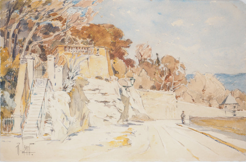René LEVERD : Marseille en douceur, Aquarelle originale signée