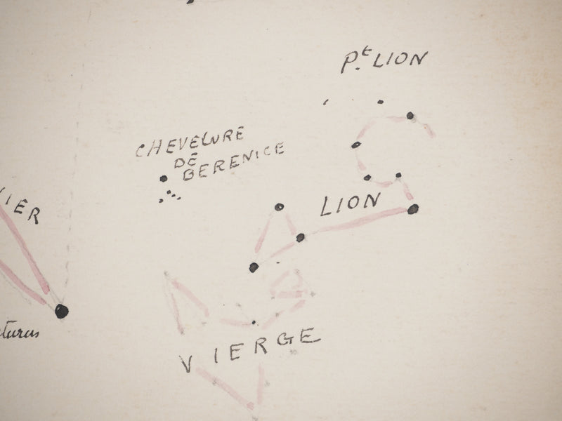 René LEVERD : Dans le parc de Marseille, Aquarelle originale signée
