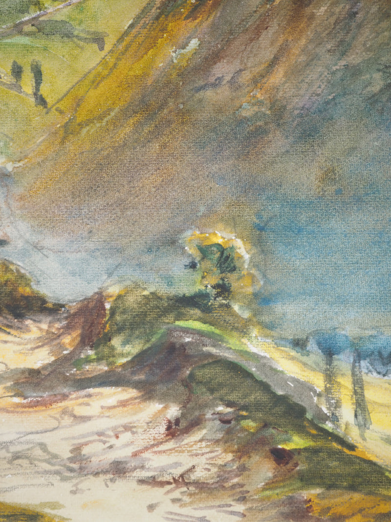 René LEVERD : La vallée près d&