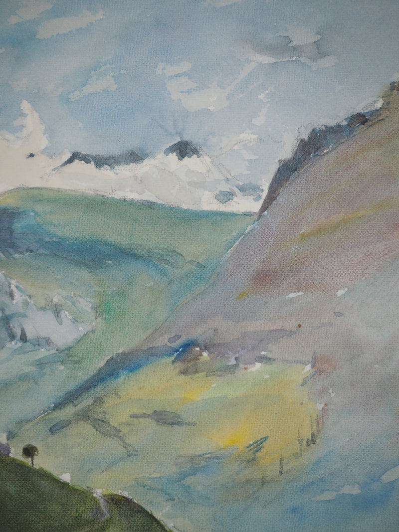 René LEVERD : La vallée près d&