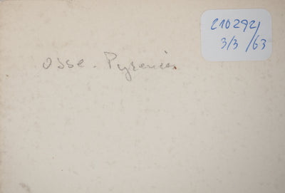 René LEVERD : Pyrénées, Vue sur Osse, Aquarelle originale signée