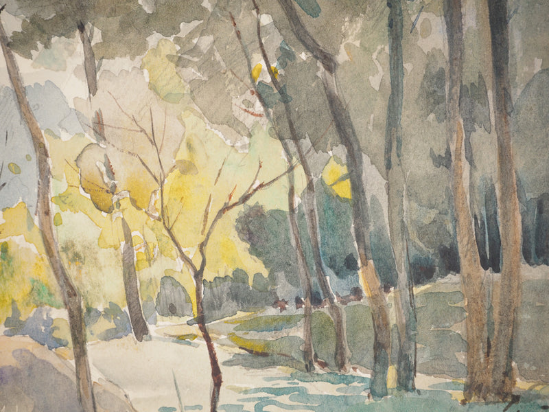René LEVERD : Les arbres près de l&