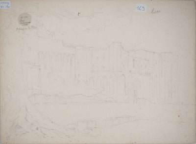 René LEVERD : Balade dans le parc, Aquarelle originale signée