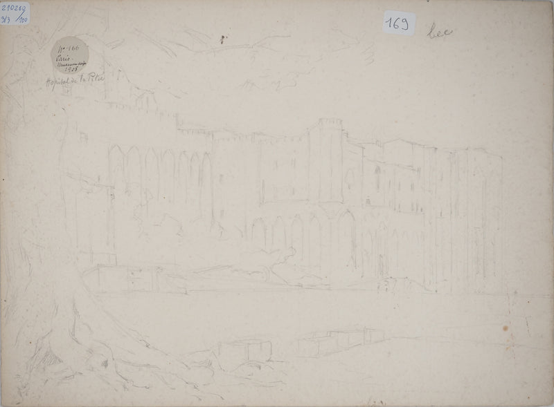 René LEVERD : Balade dans le parc, Aquarelle originale signée