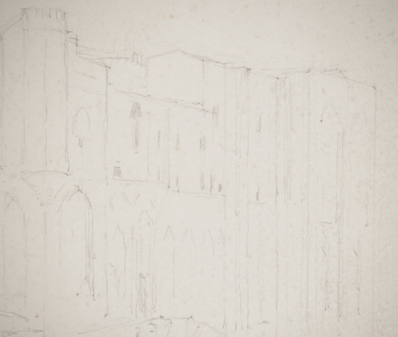 René LEVERD : Balade dans le parc, Aquarelle originale signée