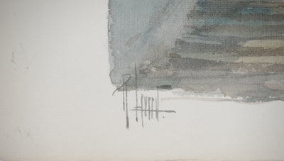 René LEVERD : Petit pont à Lucerne, Aquarelle originale (photo de détail 11) - Crédit photo : Galerie Art.Paris