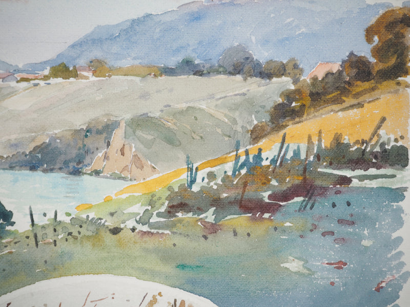 René LEVERD : Suisse, Sur les rives de l&