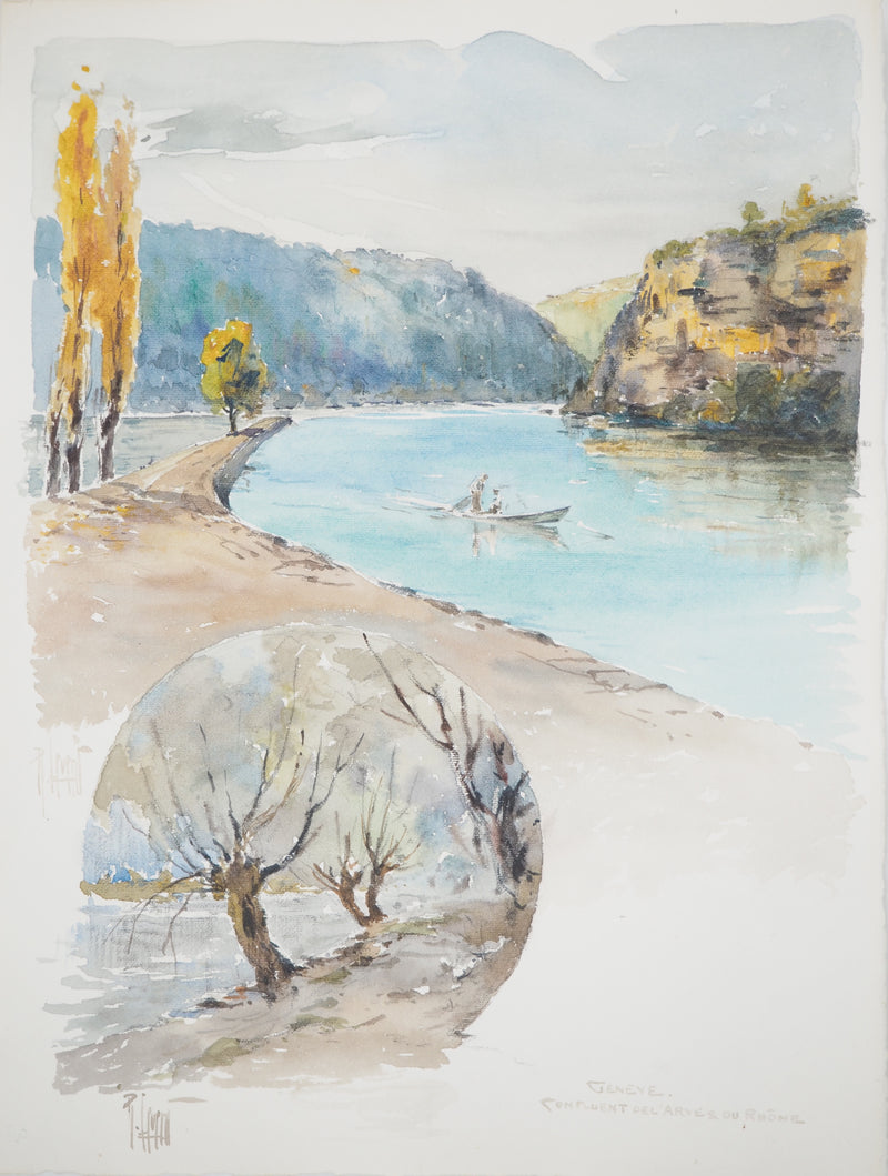 René LEVERD : Suisse, Confluent de l&