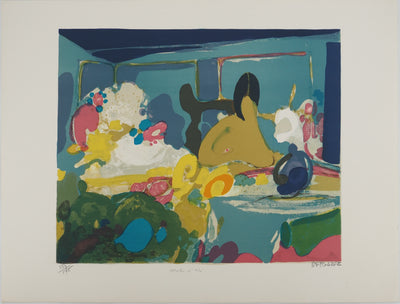 Alfred DEFOSSEZ : Matin d'été, Lithographie originale (vue générale) - Crédit photo : Galerie Art.Paris